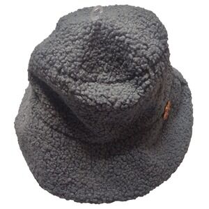 JUICY BY JUICY COUTURE Women One Size GRAY Fleece BUCKET HAT NEW